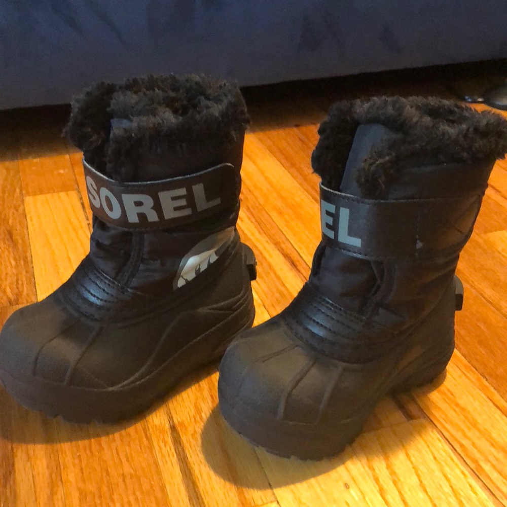 Sorel Kids Black Boots